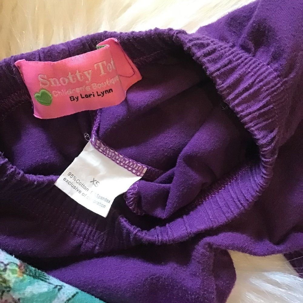 Girls Snotty Tots icing Ruffle matching set XS - Picture 6 of 7